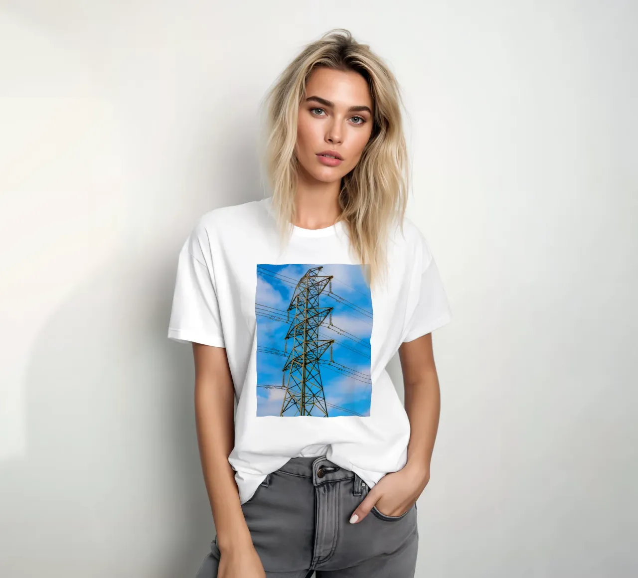 traliccio delle linee elettriche t-shirt da tamarind