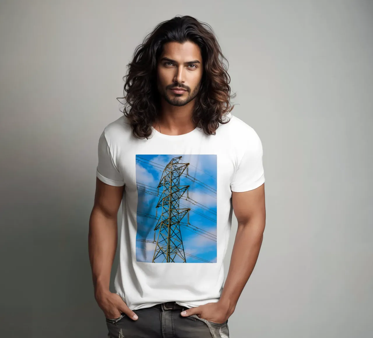 traliccio delle linee elettriche t-shirt da tamarind