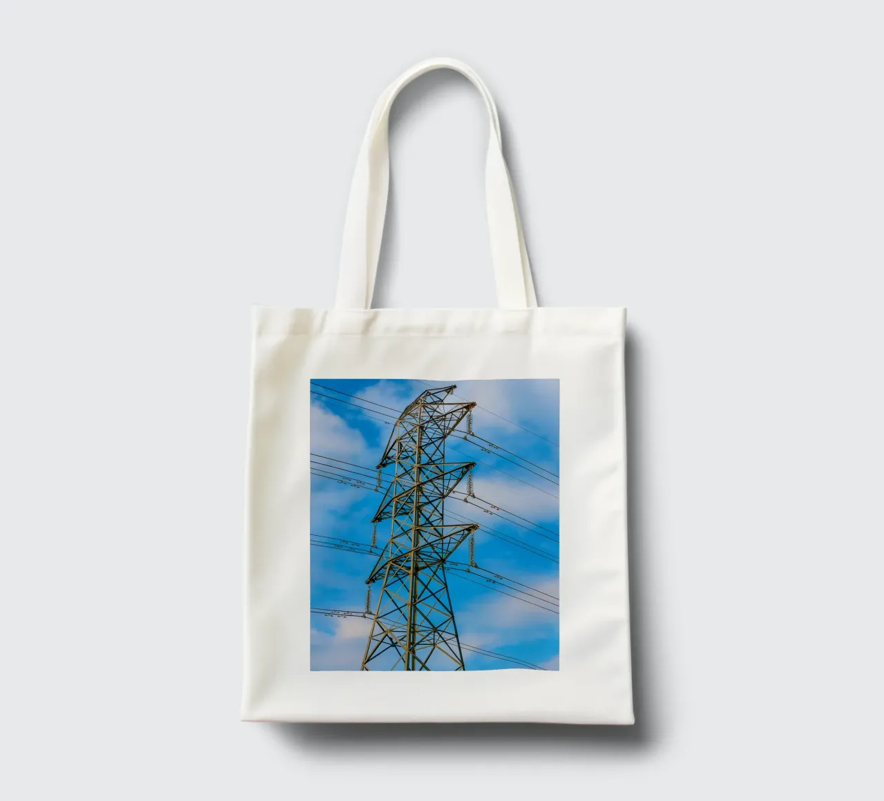 traliccio delle linee elettriche borsa in juta da tamarind