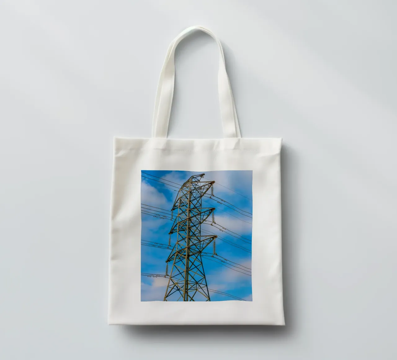 traliccio delle linee elettriche borsa in juta da tamarind