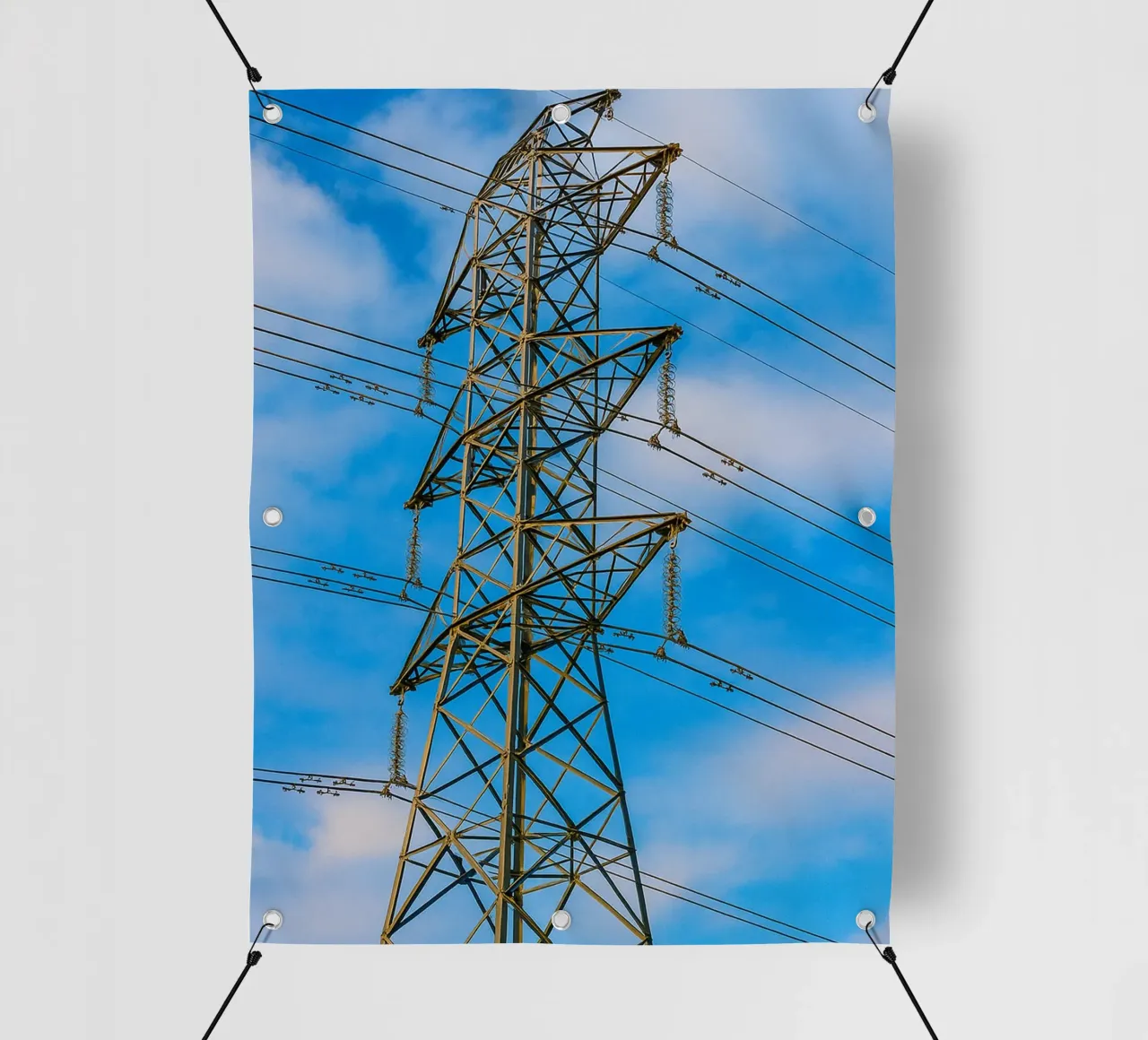 traliccio delle linee elettriche telo in pvc da tamarind