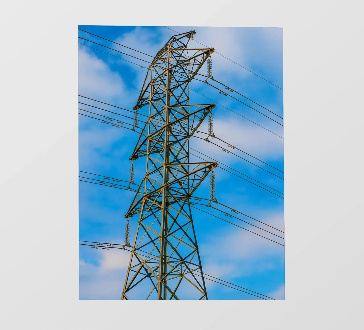 traliccio delle linee elettriche telo in pvc da tamarind