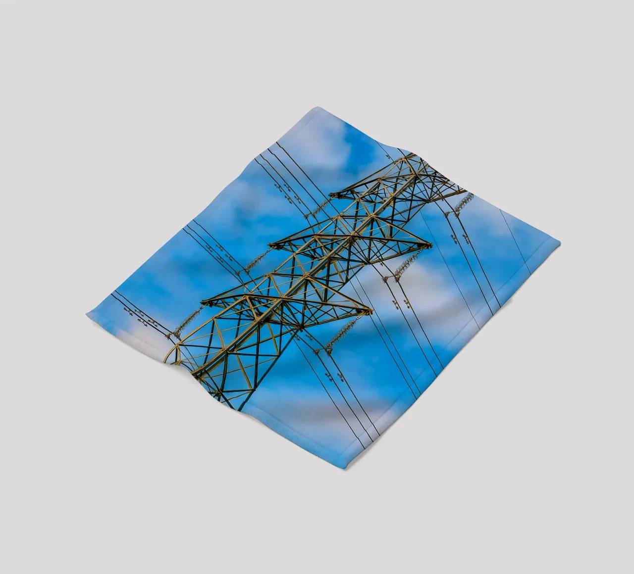 traliccio delle linee elettriche coperta in pile da tamarind