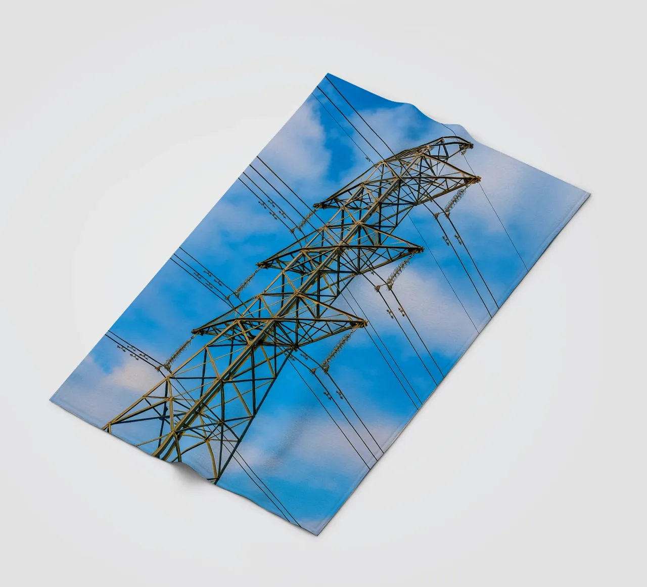traliccio delle linee elettriche coperta in pile da tamarind