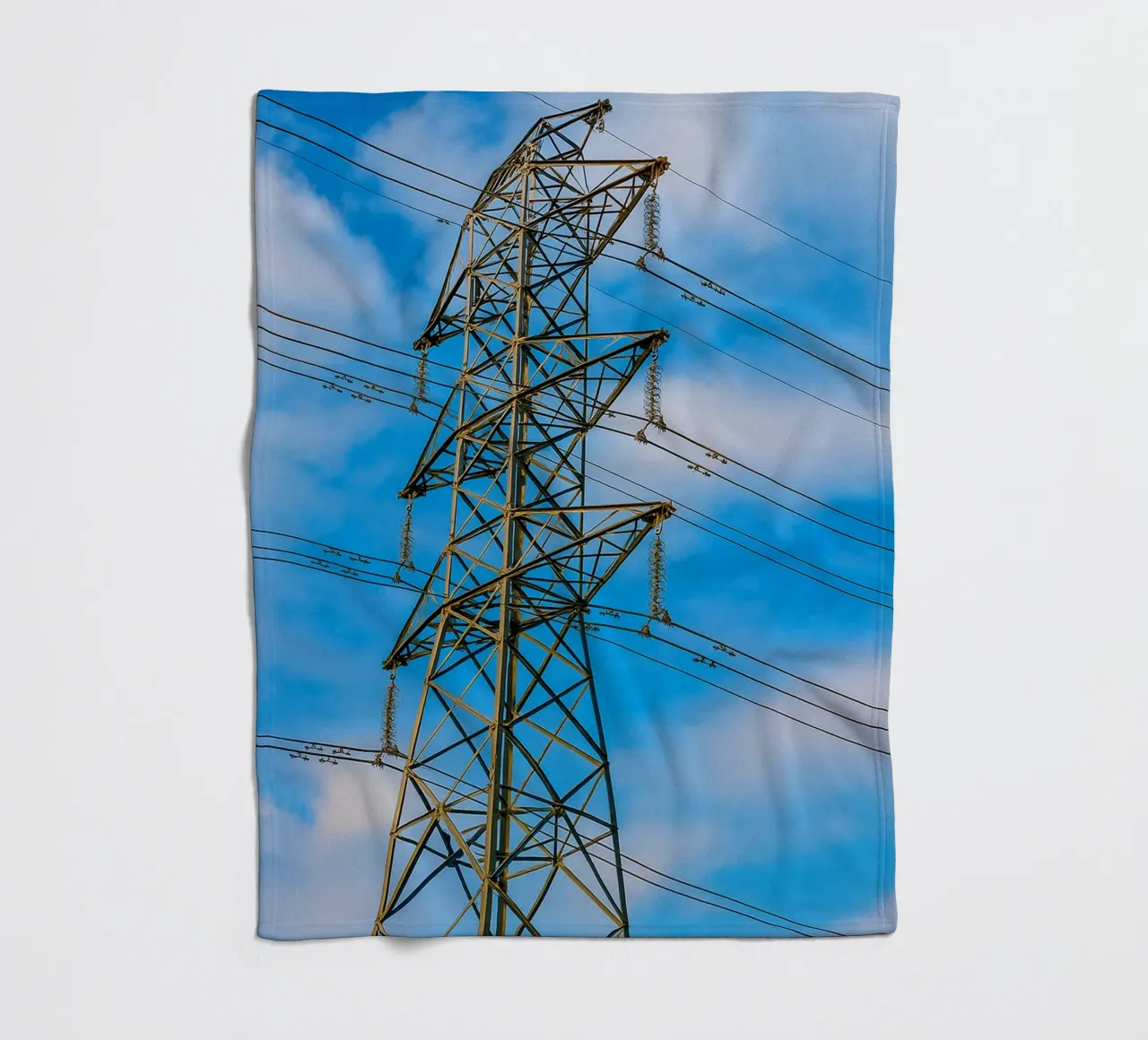 traliccio delle linee elettriche coperta in pile da tamarind