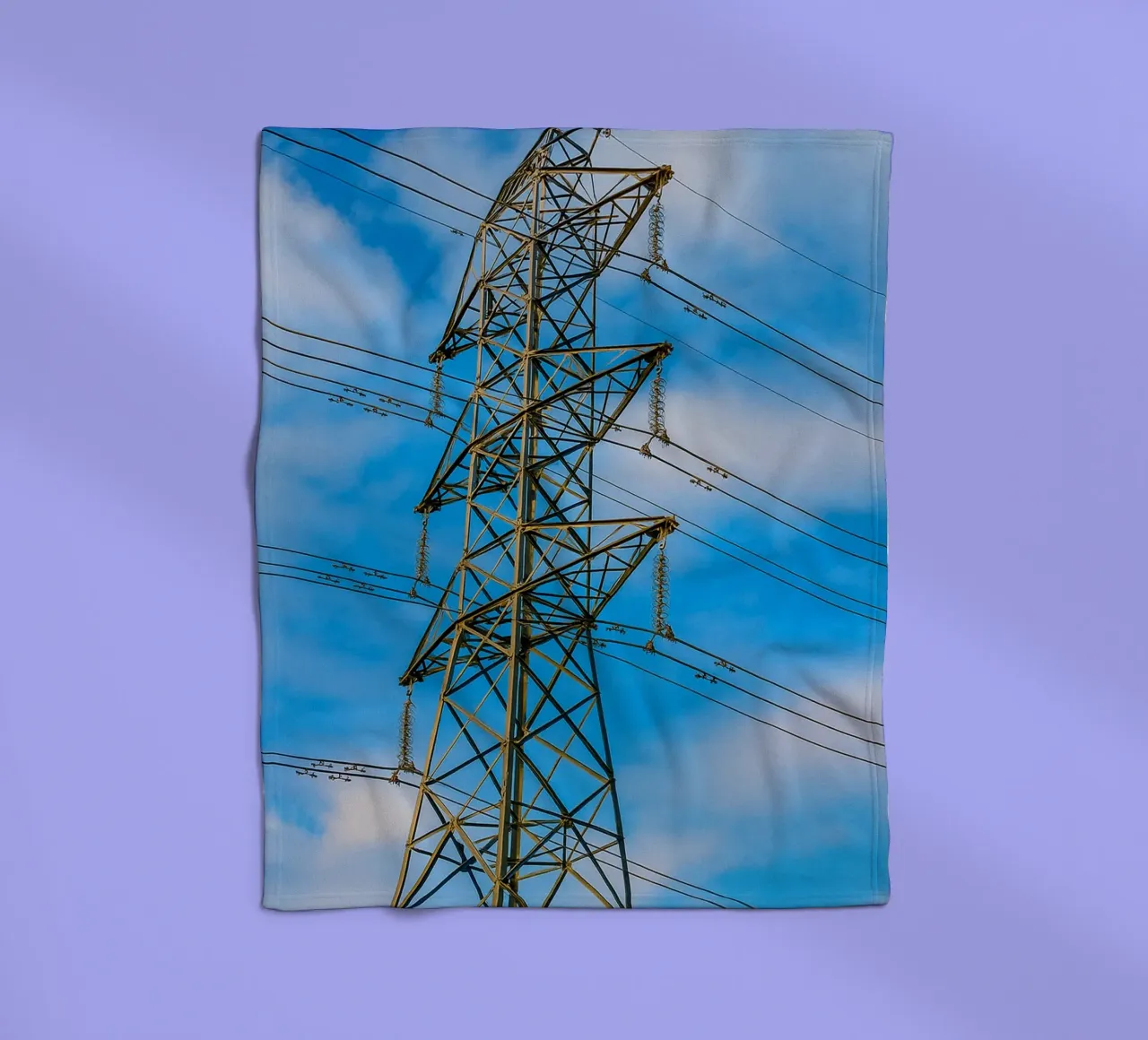 traliccio delle linee elettriche coperta in pile da tamarind
