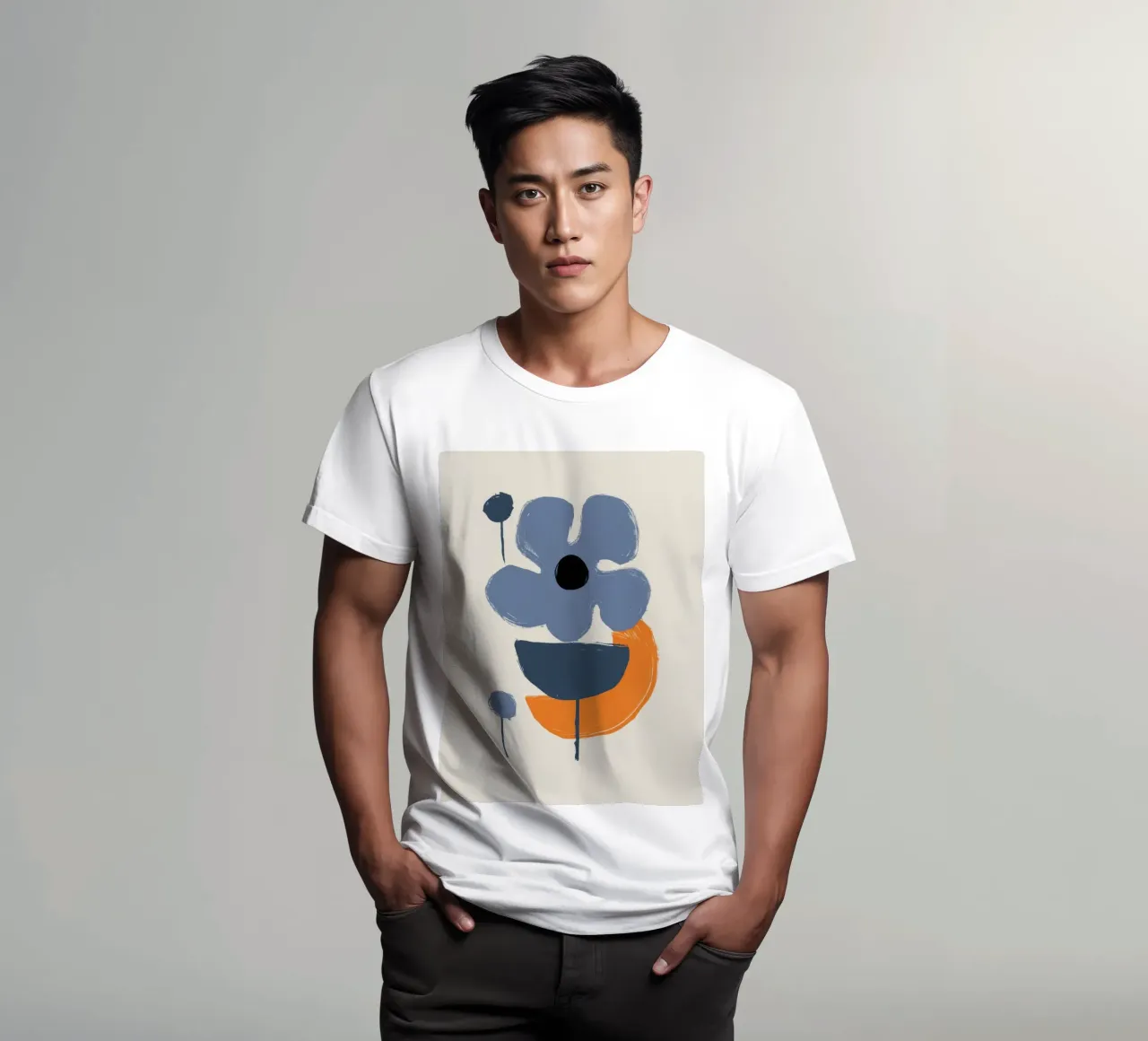 Forme floreali minimaliste t-shirt da Solace Light