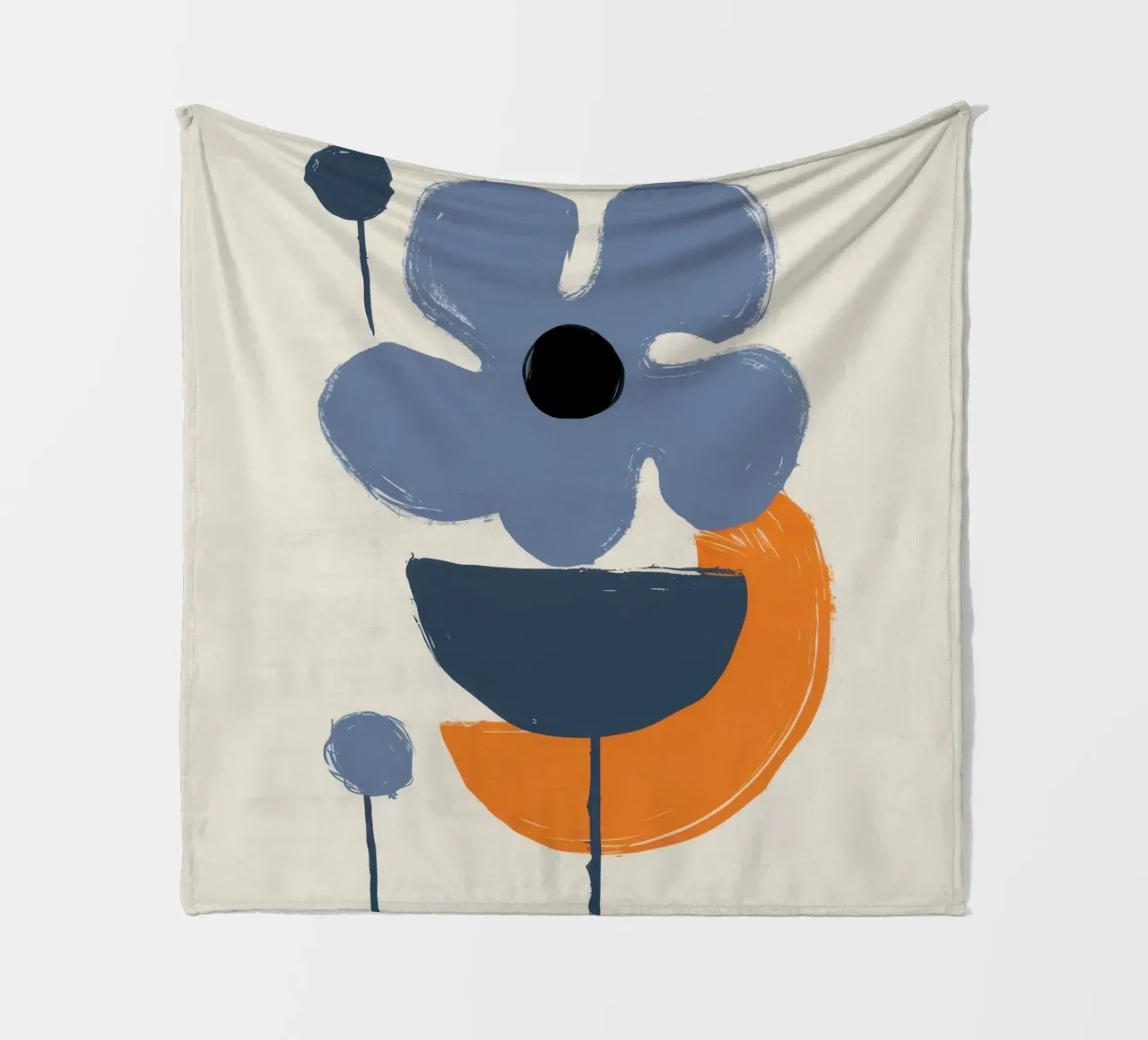 Forme floreali minimaliste coperta in pile da Solace Light