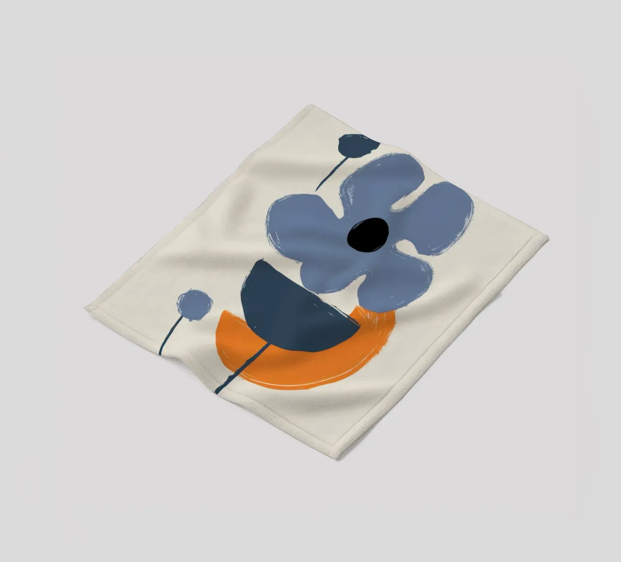 Forme floreali minimaliste coperta in pile da Solace Light