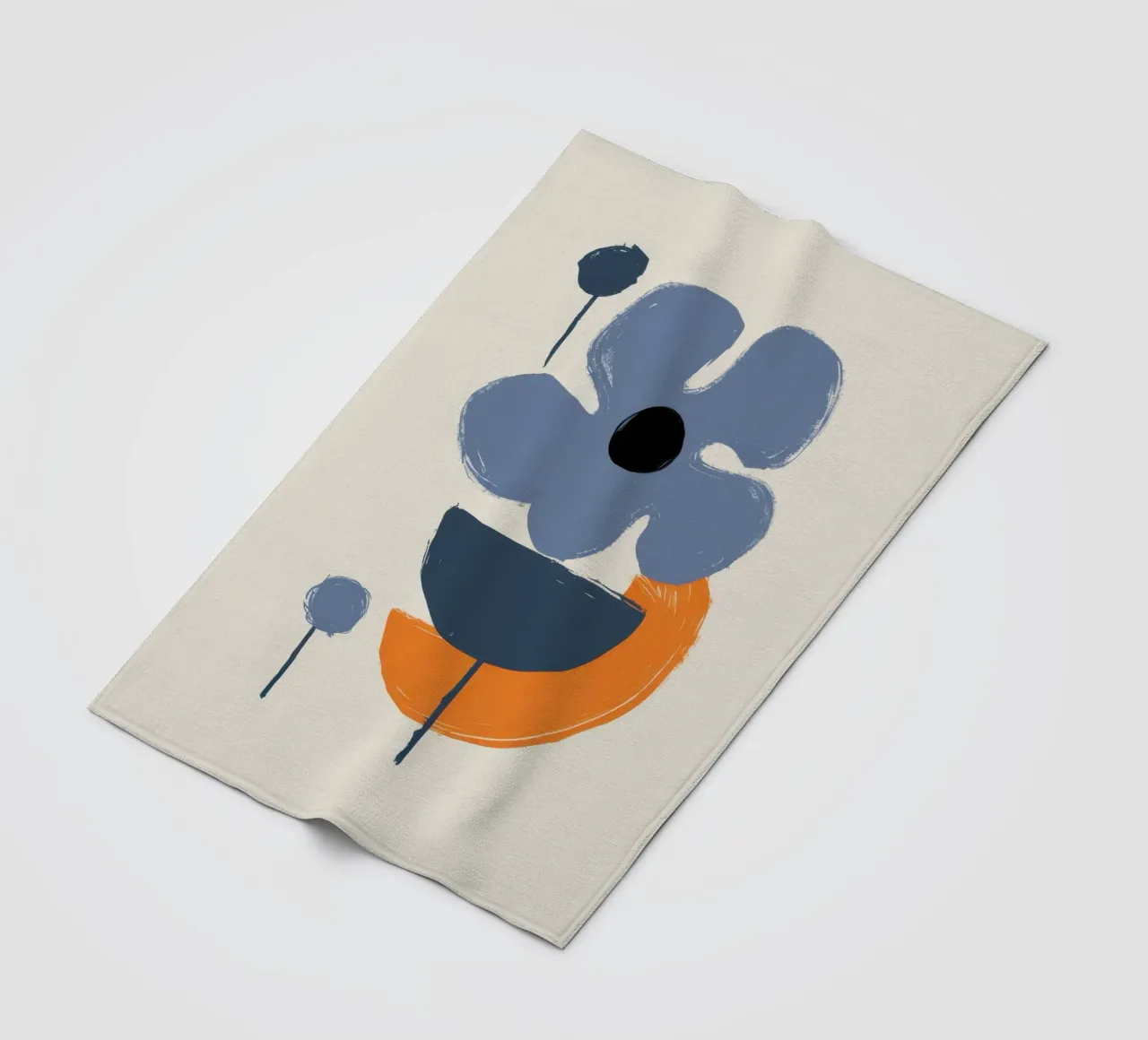 Forme floreali minimaliste coperta in pile da Solace Light