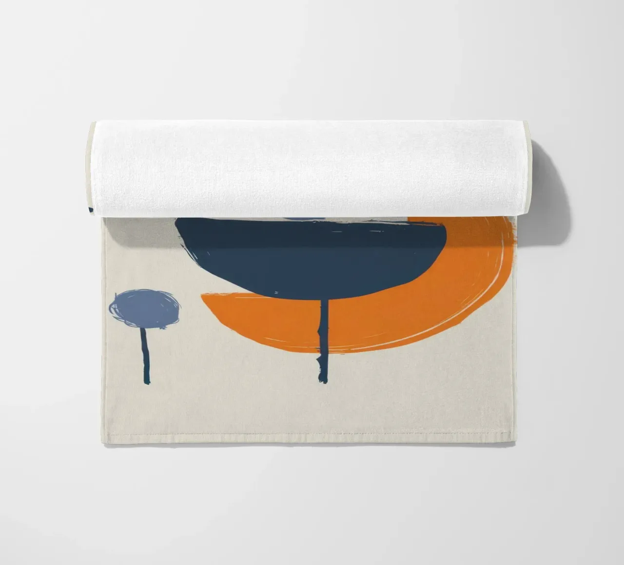Forme floreali minimaliste telo mare da Solace Light