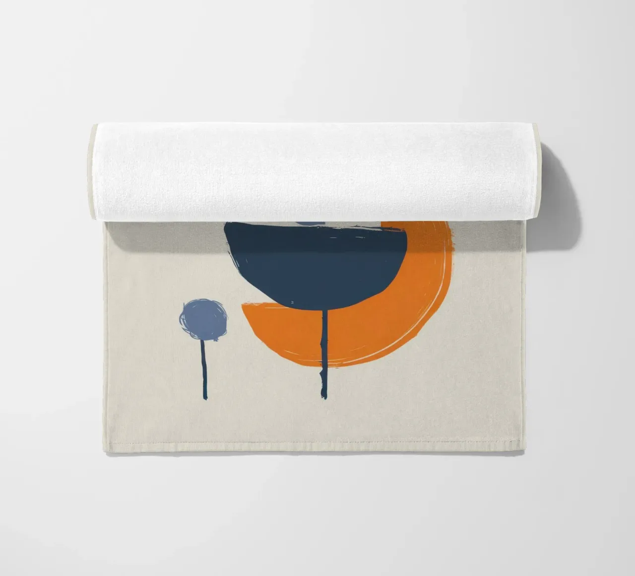 Forme floreali minimaliste telo mare da Solace Light