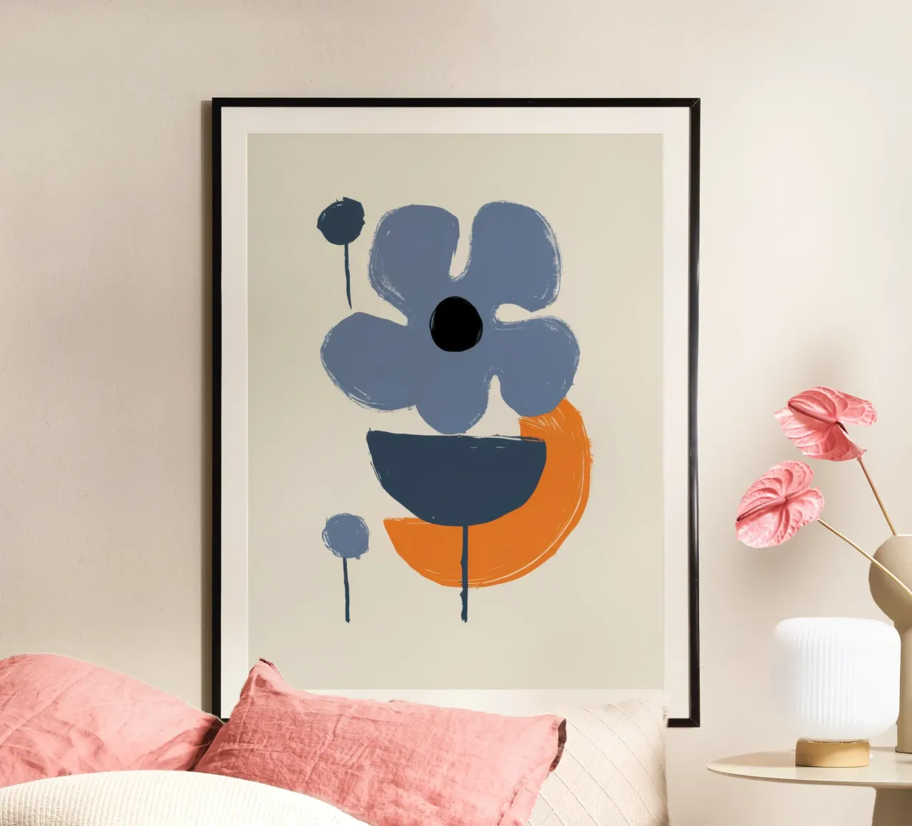 Forme floreali minimaliste carta hahnemühle da Solace Light