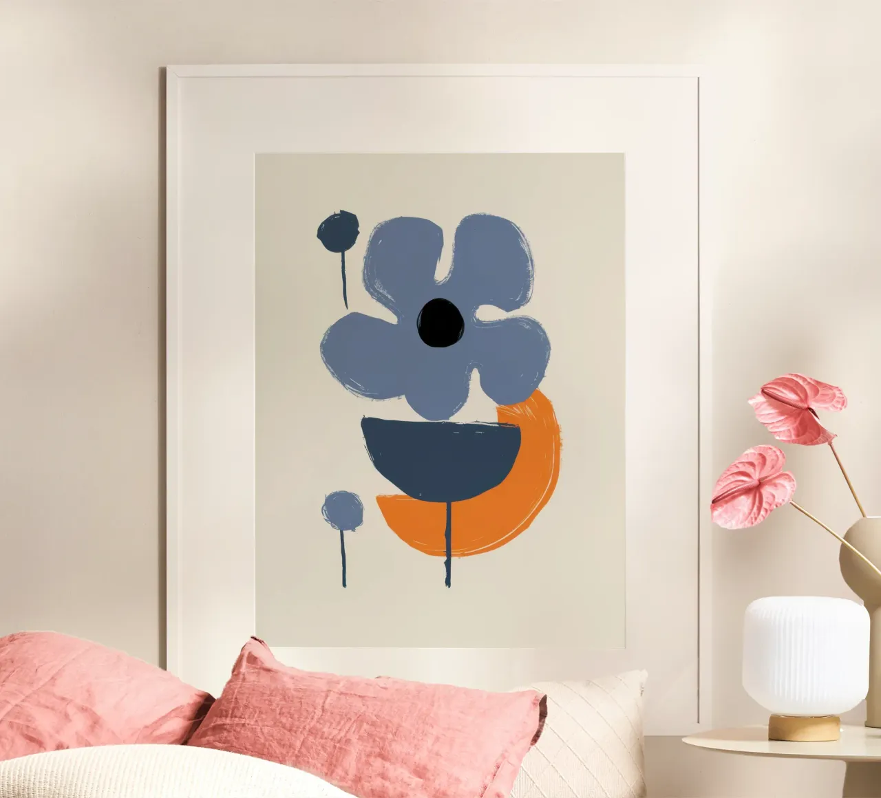 Forme floreali minimaliste carta hahnemühle da Solace Light