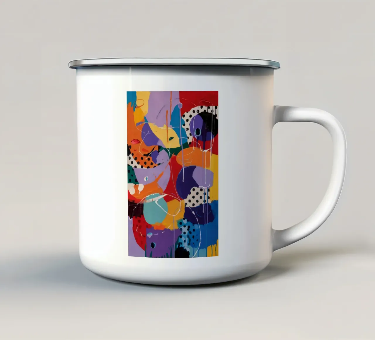 Graffiti Art Collage tazza in smalto da Solace Light