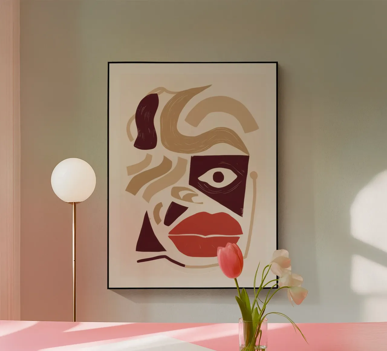 Deconstructed Visage Study plexiglass da Solace Light