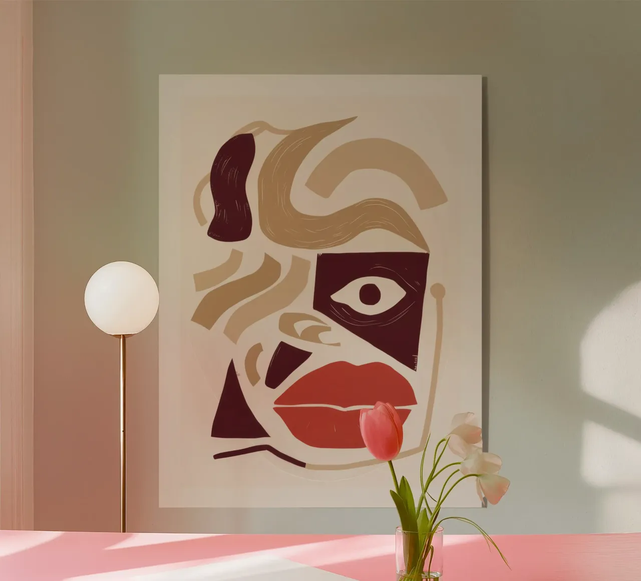 Deconstructed Visage Study plexiglass da Solace Light