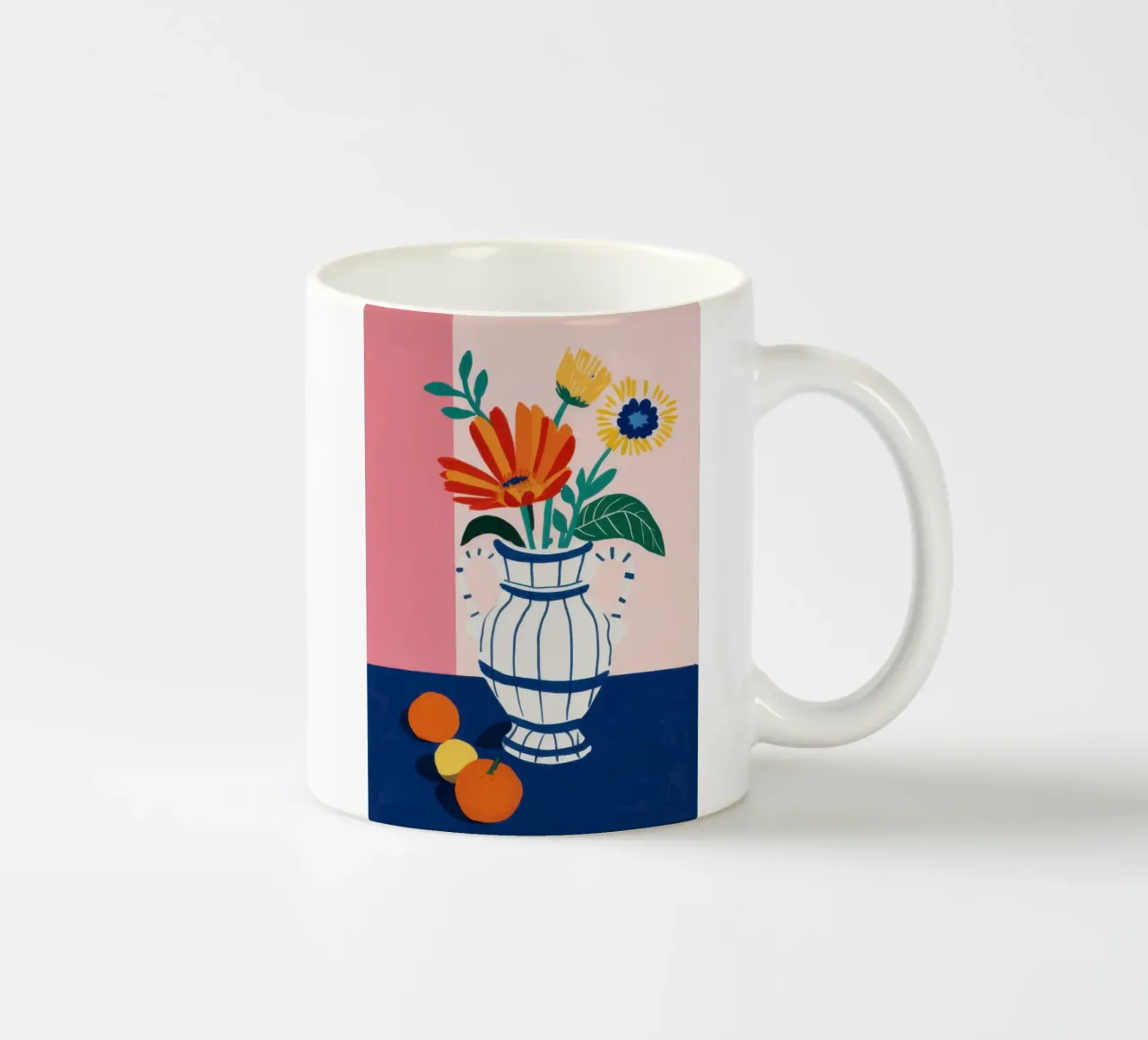 Scoppio di bouquet gioioso tazza in ceramica da Solace Light