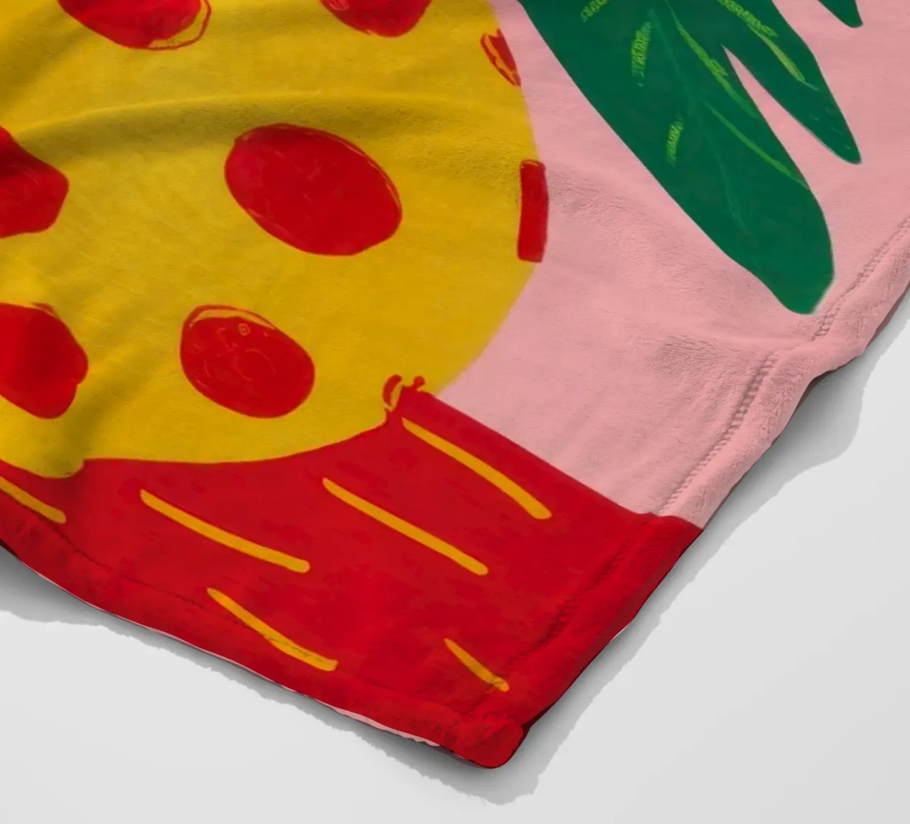 Fiore a pois Joy coperta in pile da Solace Light