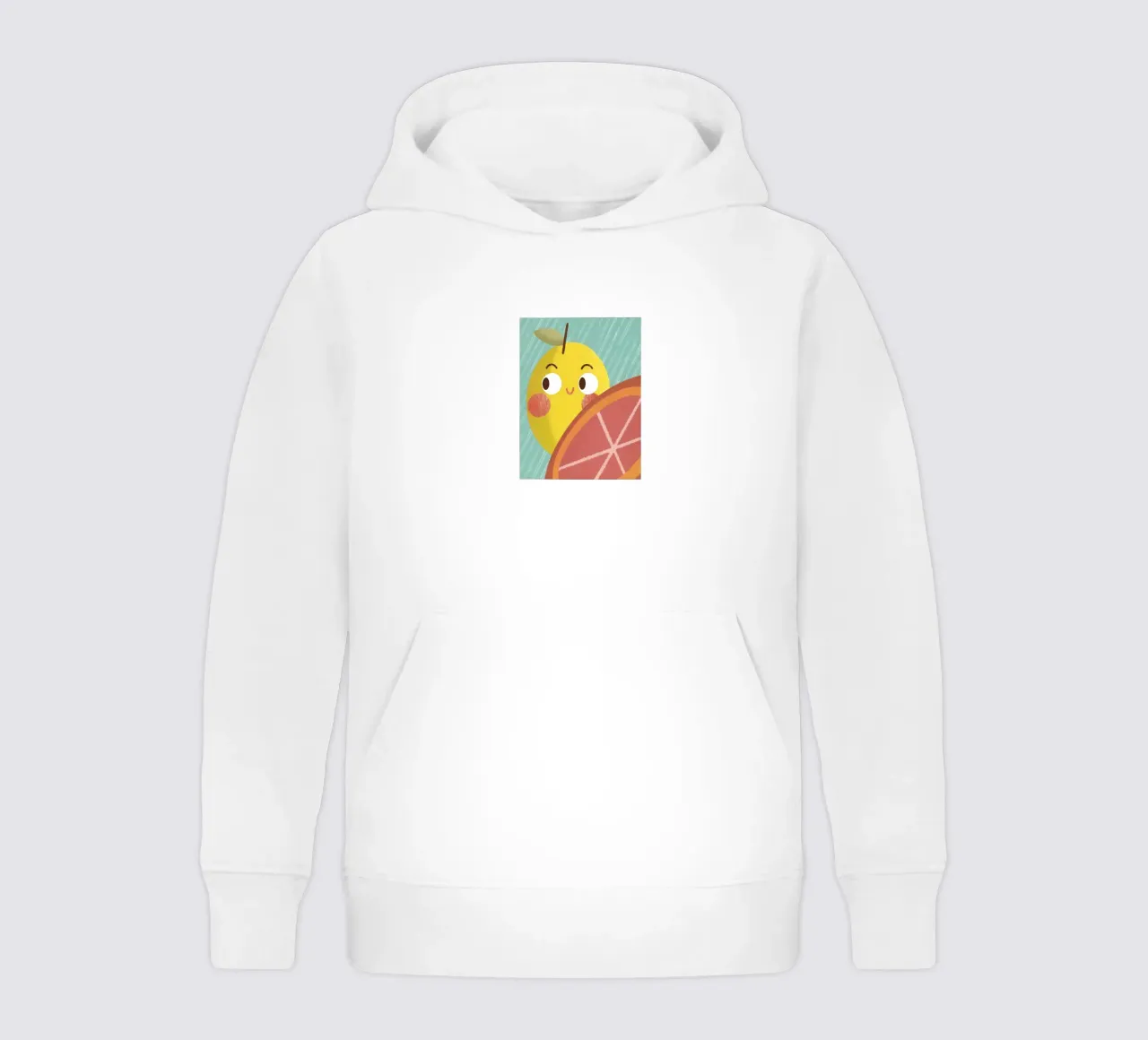 Allegro limone e arancia felpa bambino con cappuccio da LOYAL SHOP