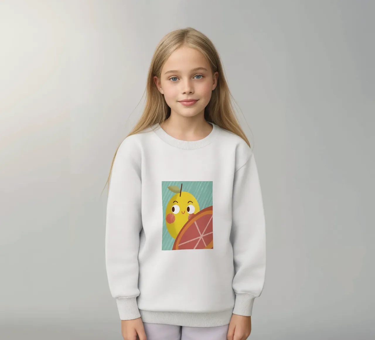 Allegro limone e arancia felpa bambino da LOYAL SHOP