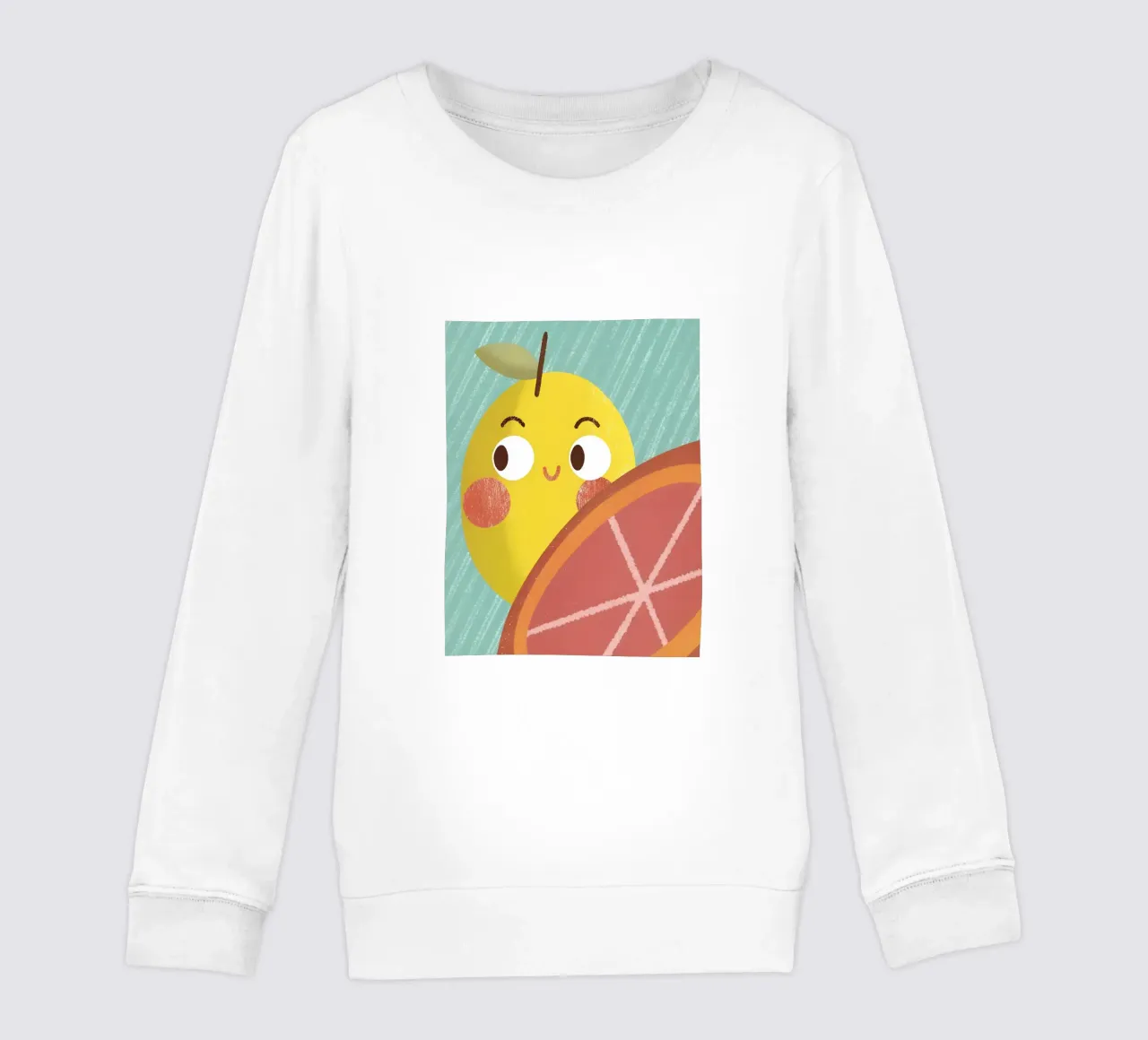 Allegro limone e arancia felpa bambino da LOYAL SHOP