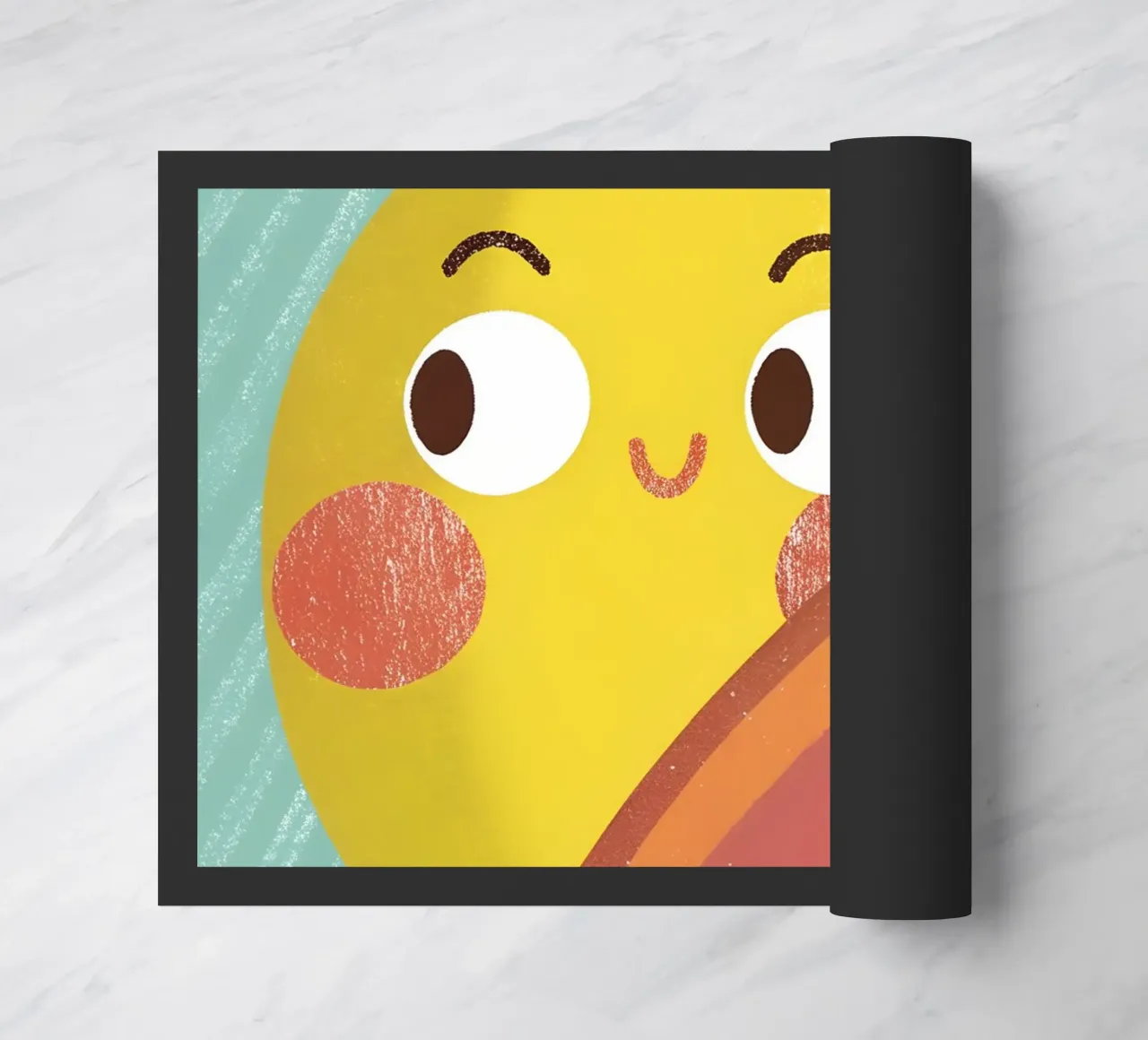 Allegro limone e arancia zerbino da LOYAL SHOP