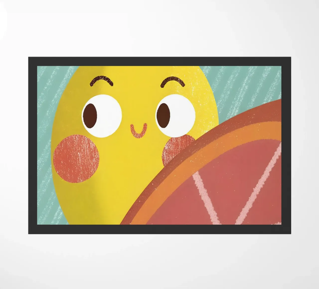 Allegro limone e arancia zerbino da LOYAL SHOP