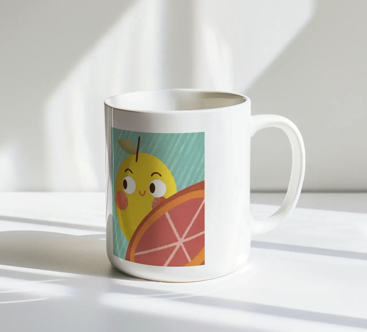 Allegro limone e arancia tazza in ceramica da LOYAL SHOP