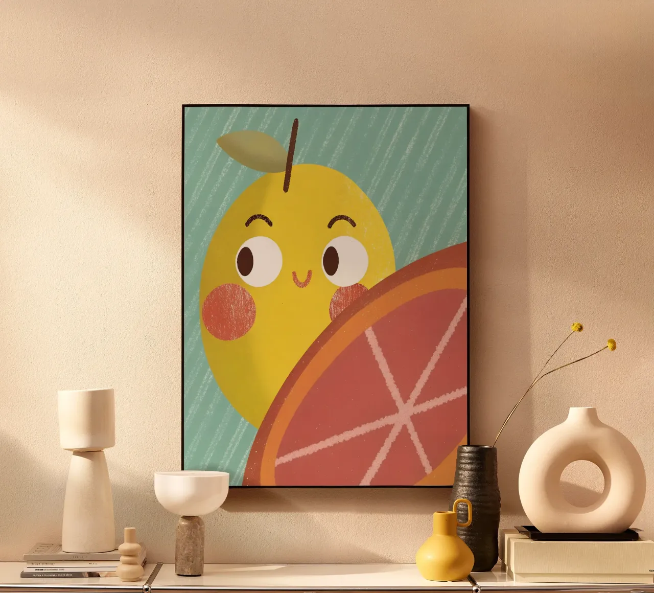 Allegro limone e arancia plexiglass da LOYAL SHOP