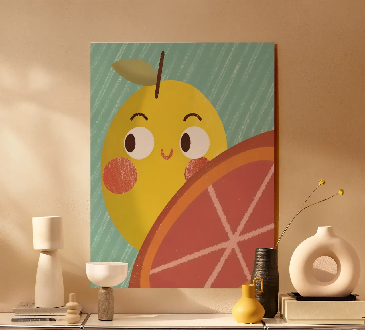 Allegro limone e arancia plexiglass da LOYAL SHOP