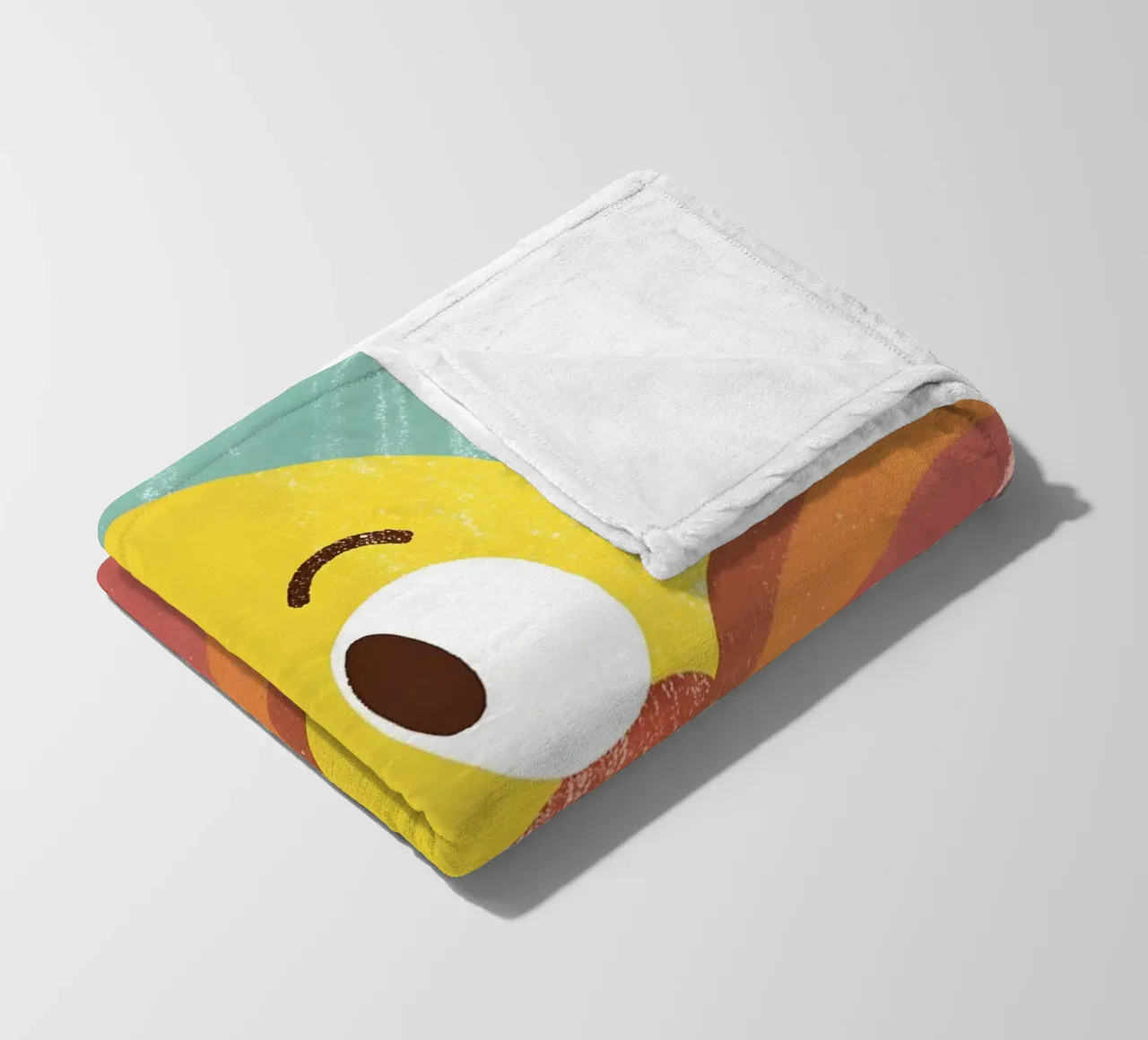 Allegro limone e arancia coperta in pile da LOYAL SHOP