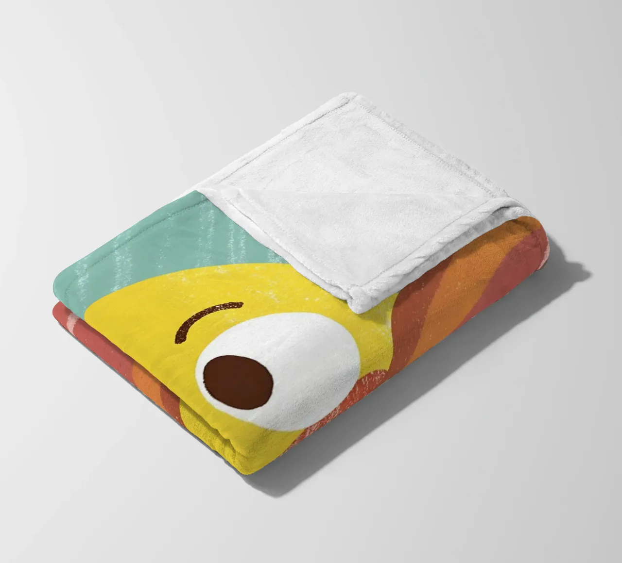 Allegro limone e arancia coperta in pile da LOYAL SHOP