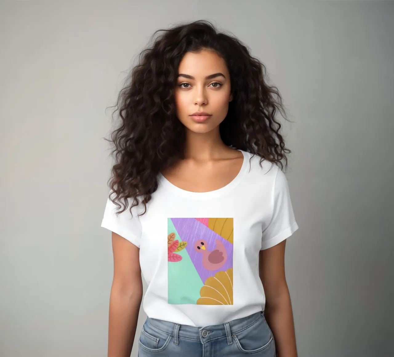 Allegro design autunnale t-shirt da donna da LOYAL SHOP