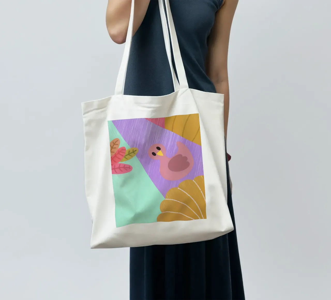 Allegro design autunnale borsa in juta da LOYAL SHOP