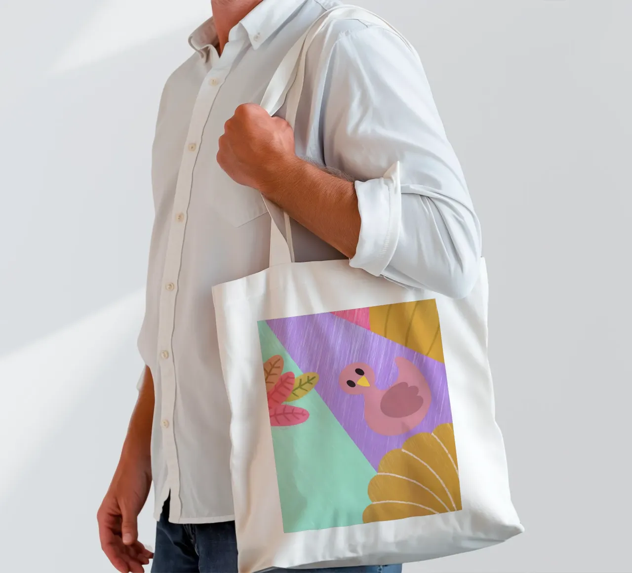 Allegro design autunnale borsa in juta da LOYAL SHOP
