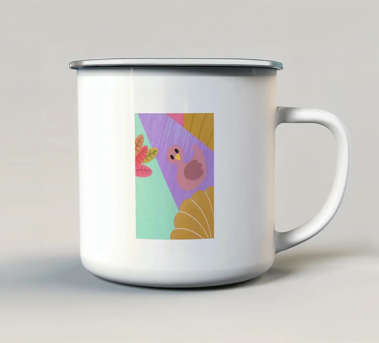 Allegro design autunnale tazza in smalto da LOYAL SHOP
