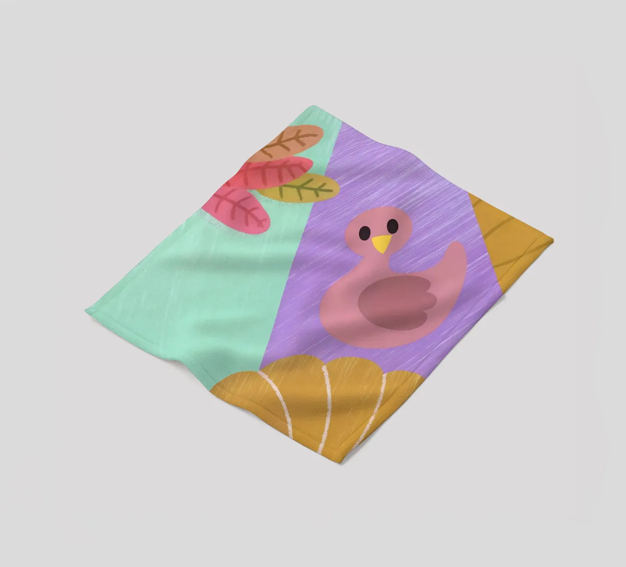 Allegro design autunnale coperta in pile da LOYAL SHOP