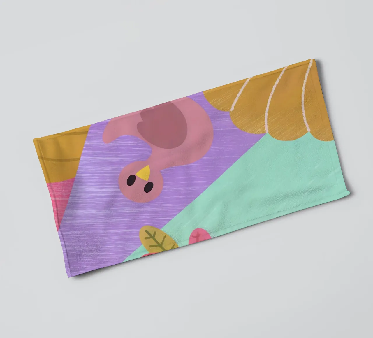 Design d'automne joyeux serviette de bain de LOYAL SHOP