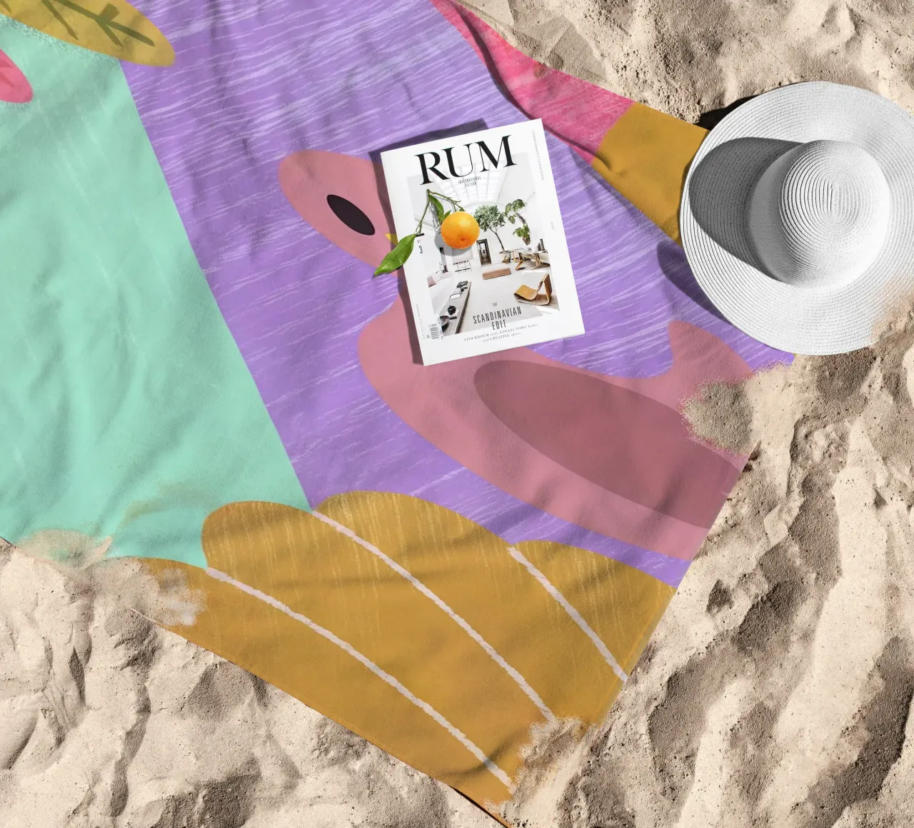 Allegro design autunnale telo mare da LOYAL SHOP