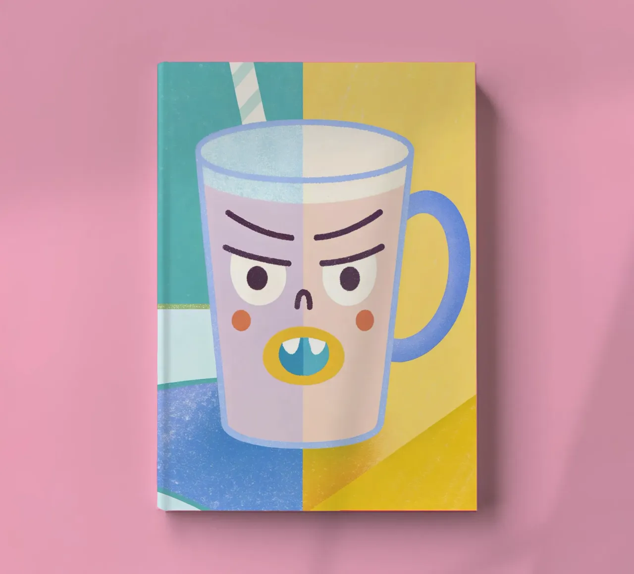Unique and Funny Drink Characters notebook by LOYAL SHOP