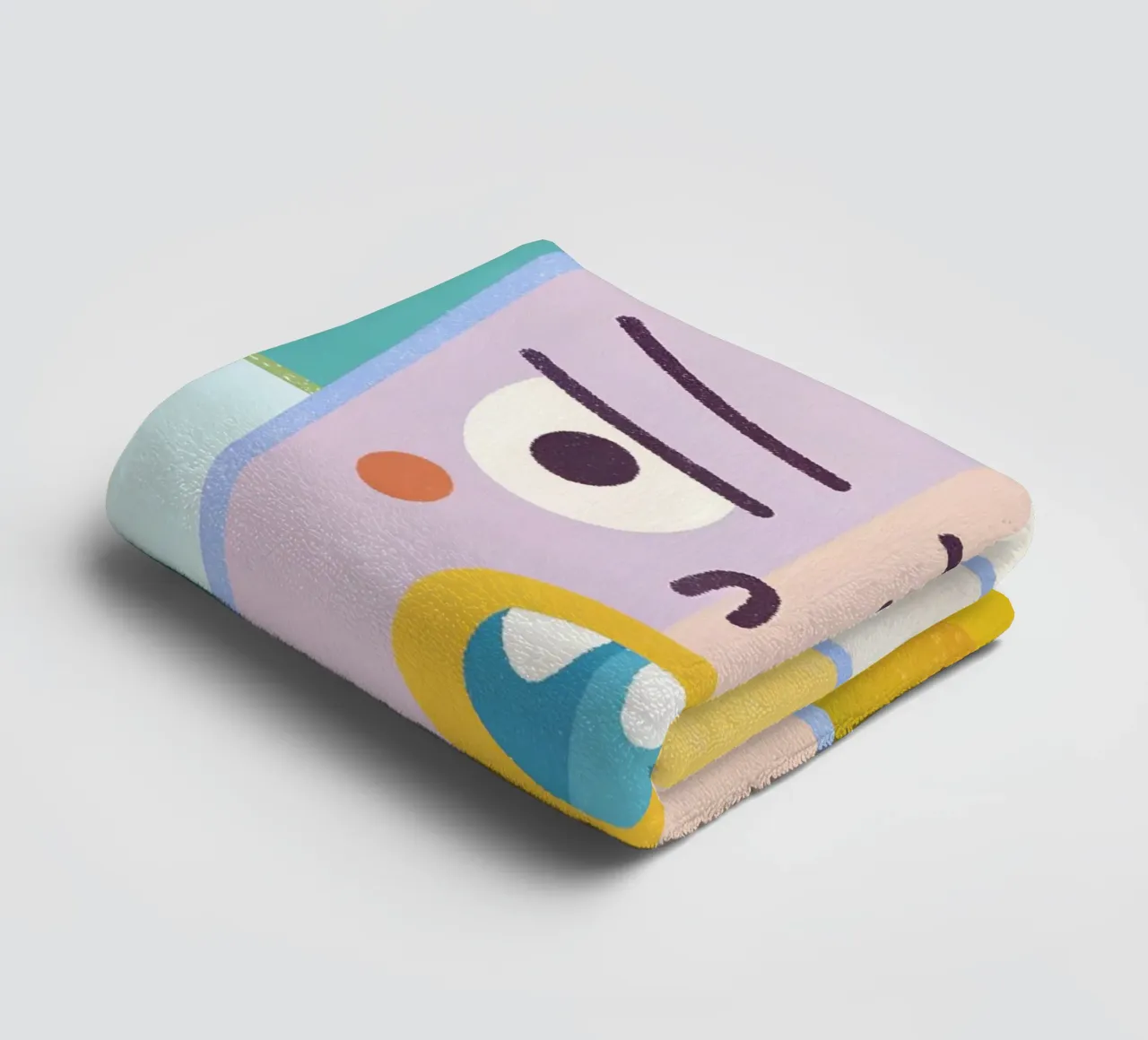 Unique and Funny Drink Characters towel by LOYAL SHOP