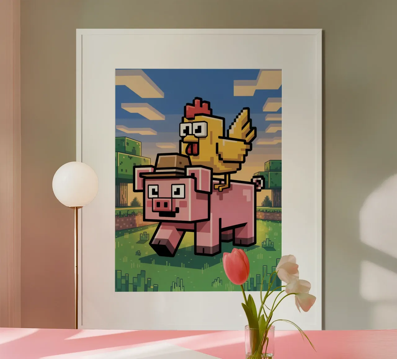 Minecraft carta hahnemühle da Fusion Frames Digital