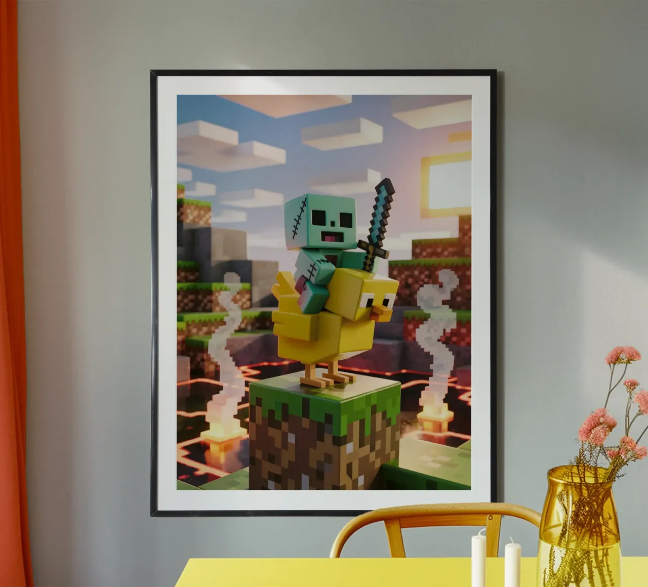 Minecraft carta hahnemühle da Fusion Frames Digital