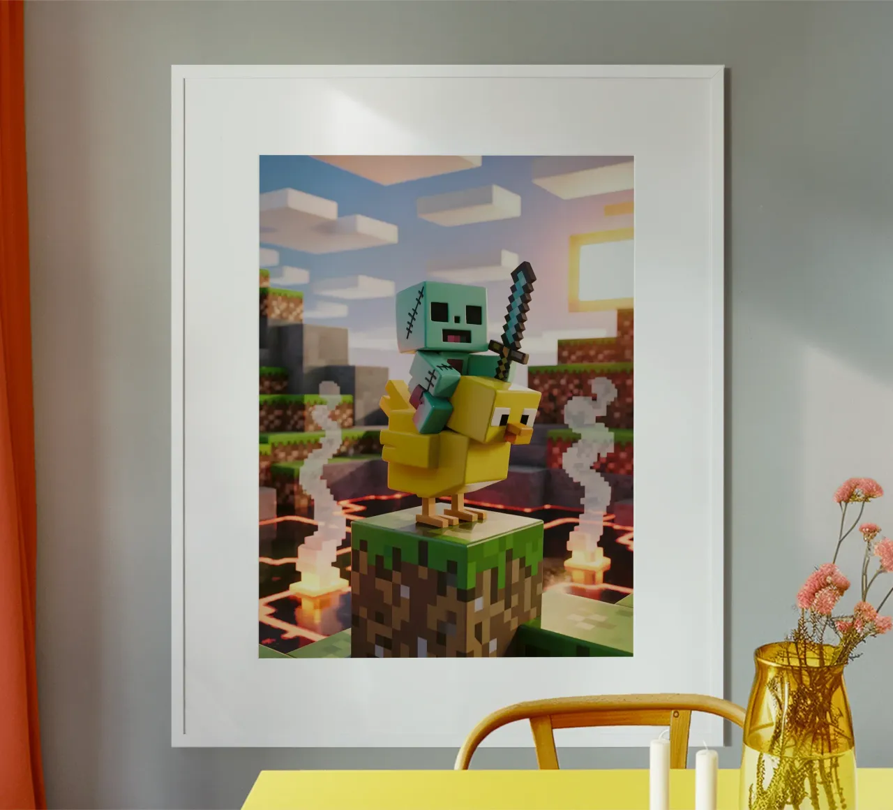 Minecraft carta hahnemühle da Fusion Frames Digital