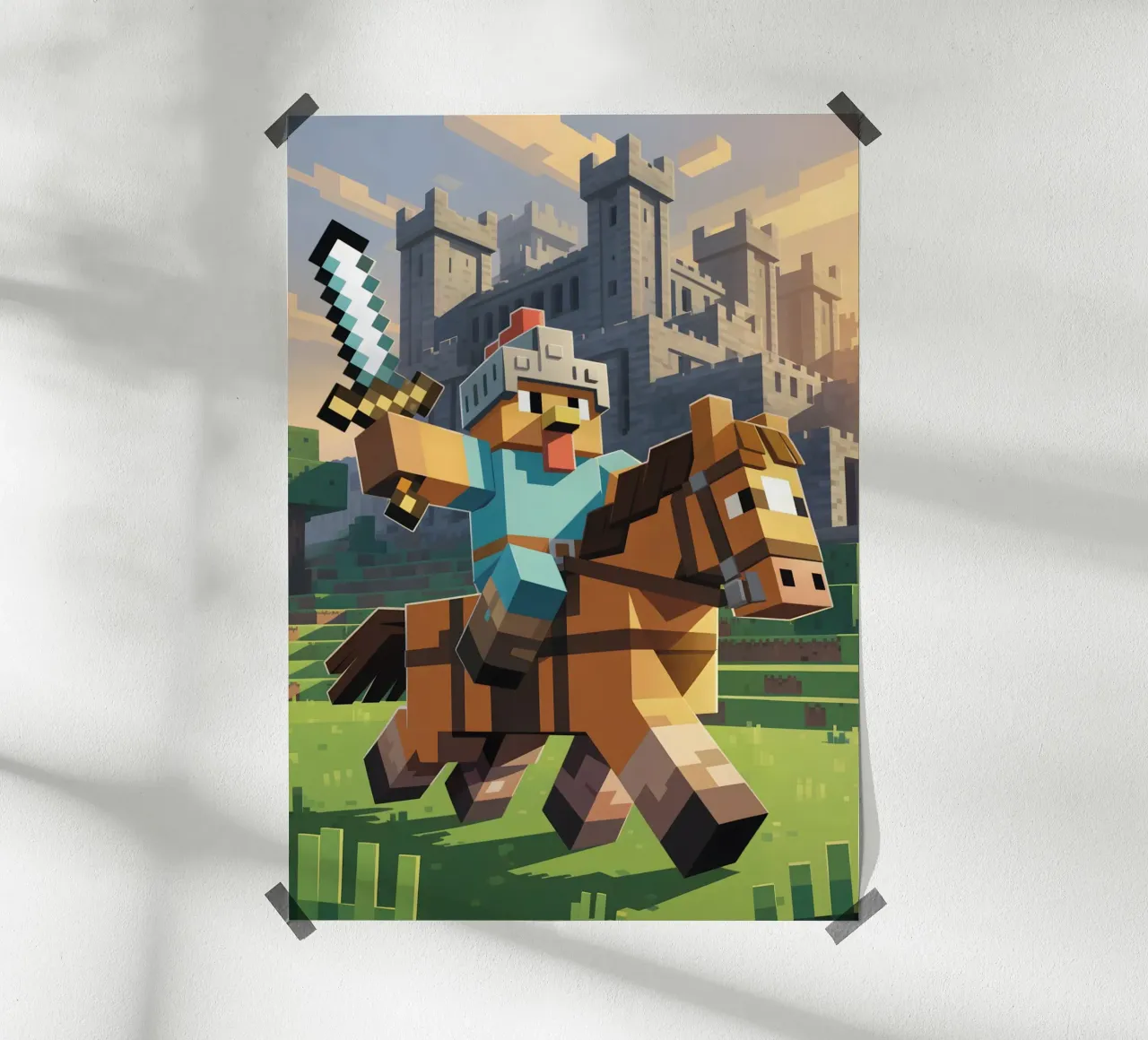 Minecraft carta hahnemühle da Fusion Frames Digital