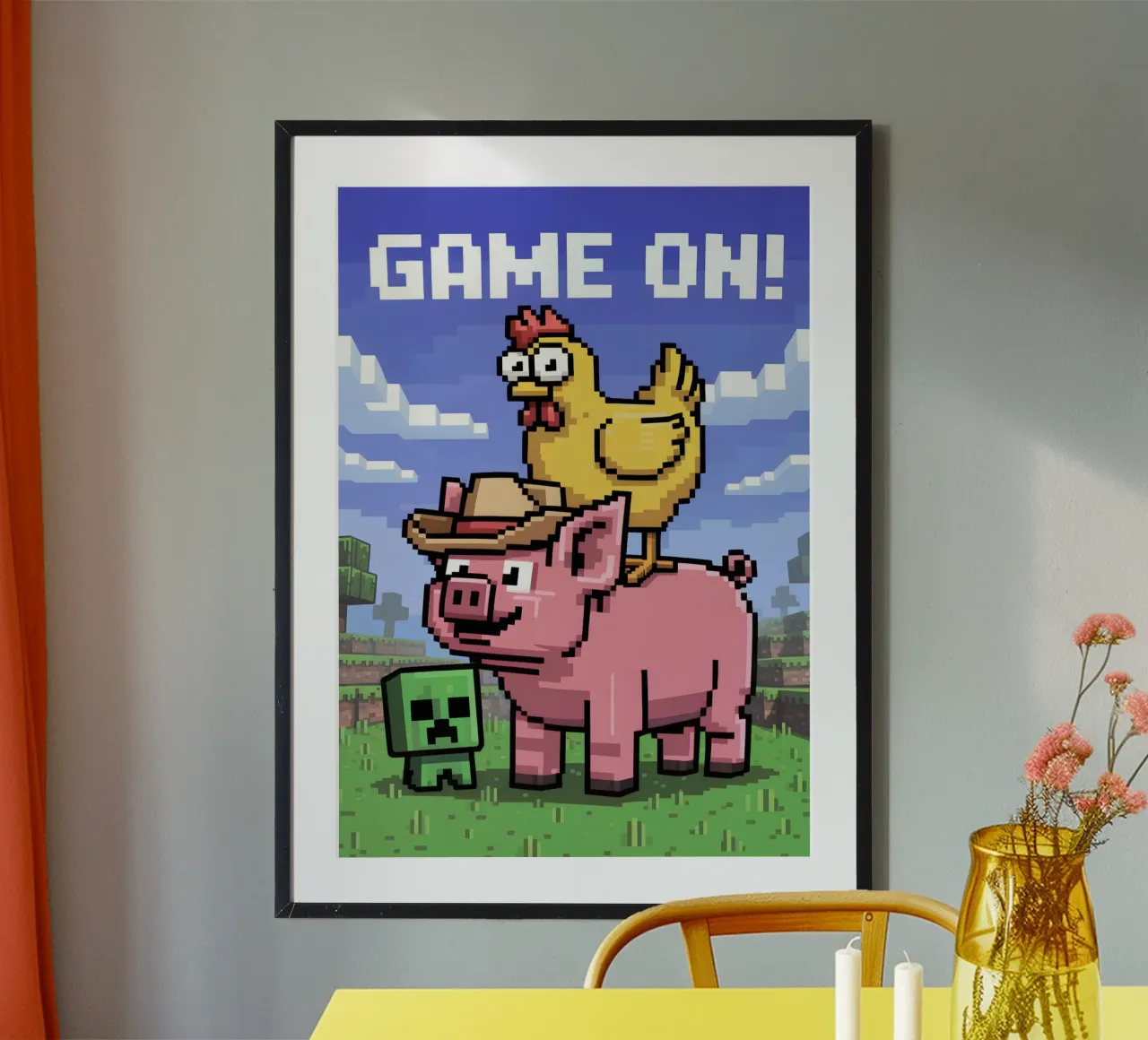 Minecraft carta hahnemühle da Fusion Frames Digital
