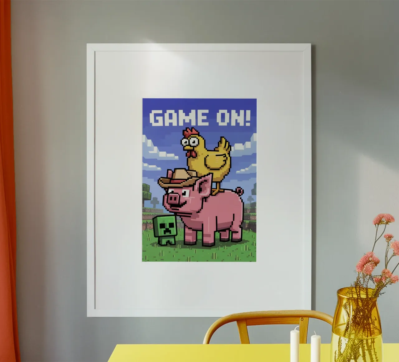 Minecraft carta hahnemühle da Fusion Frames Digital
