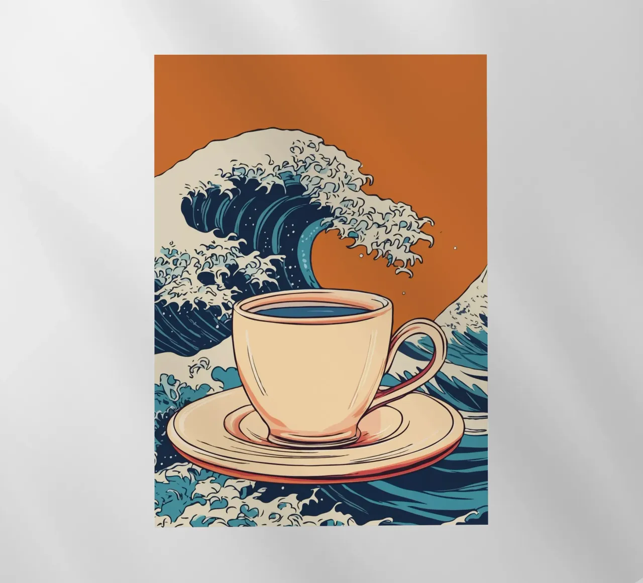 Coffee Wave pellicola backlit da edsonramosart