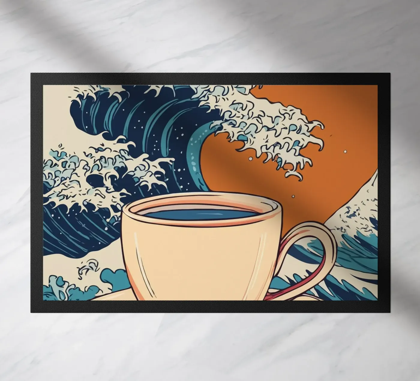 Coffee Wave deurmat van edsonramosart